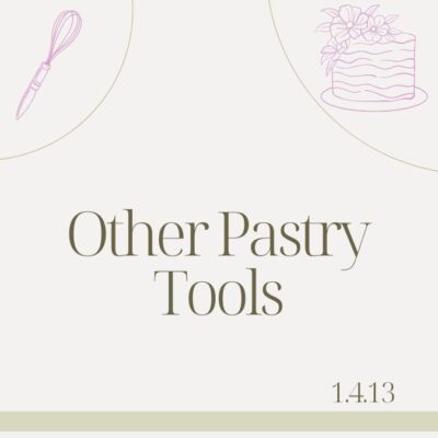 1.4.13 OTHER PASTRY TOOLS