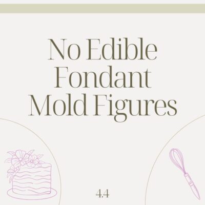 4.4 NO EDIBLE FONDANT MOLD FIGURES