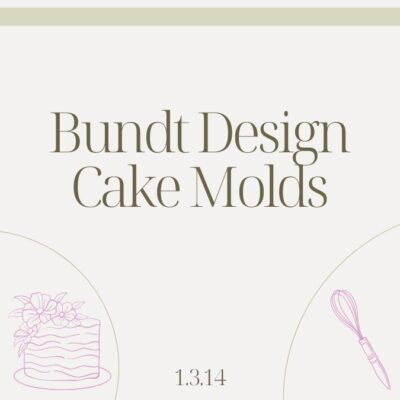 1.3.14 BUNDT DESIGN CAKE MOLDS