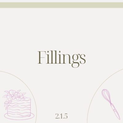 2.1.5 FILLINGS