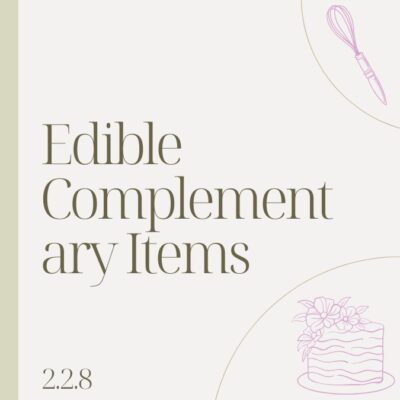 2.2.8 EDIBLE COMPLEMENTARY ITEMS