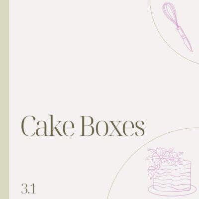 3.1 CAKE BOXES